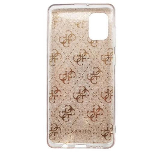 Guess GUHCA31PCU4GLGO A31 A315 gold/gold hard case 4G Glitter - Cell phone cases and covers<<<HurtelXML