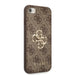 Guess GUHCI84GMGBR iPhone 7/8/SE 2020/2022 brown/brown hardcase 4G Big Metal Logo - Cell phone cases