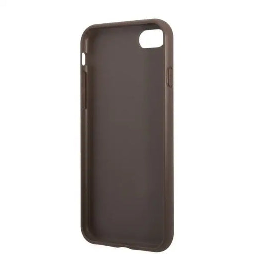 Guess GUHCI84GMGBR iPhone 7/8/SE 2020/2022 brown/brown hardcase 4G Big Metal Logo - Cell phone cases