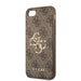Guess GUHCI84GMGBR iPhone 7/8/SE 2020/2022 brown/brown hardcase 4G Big Metal Logo - Cell phone cases