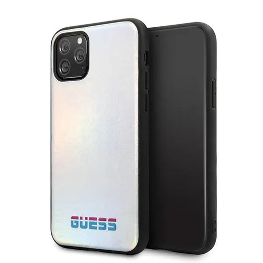 Guess GUHCN58BLD iPhone 11 Pro silver/silver hard case Iridescent - Cell phone cases and covers<<<HurtelXML