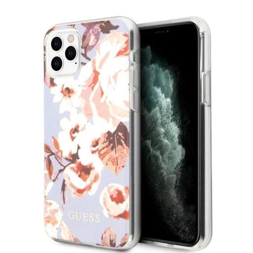 Guess GUHCN58IMLFL02 iPhone 11 Pro liliowy/lilac N°2 Flower Collection - Cell phone cases and covers<<<HurtelXML