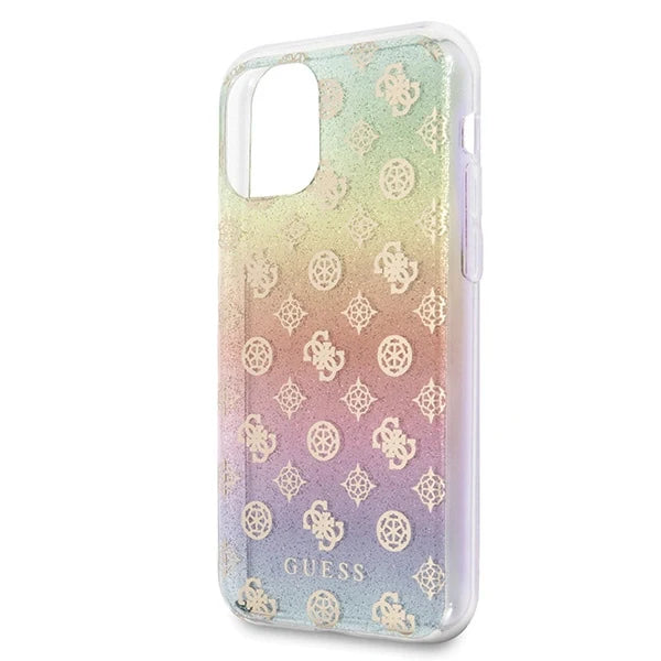 Guess GUHCN58PEOML iPhone 11 Pro multicolor hard case Iridescent 4G Peony - Cell phone cases and covers<<<HurtelXML