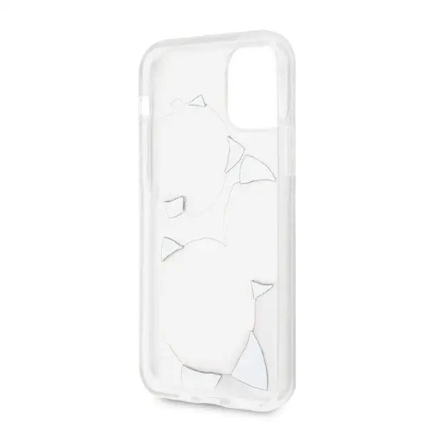 Guess GUHCN58ROSTRT iPhone 11 Pro transparent hardcase Flower Desire Pink & White Rose - Cell phone cases