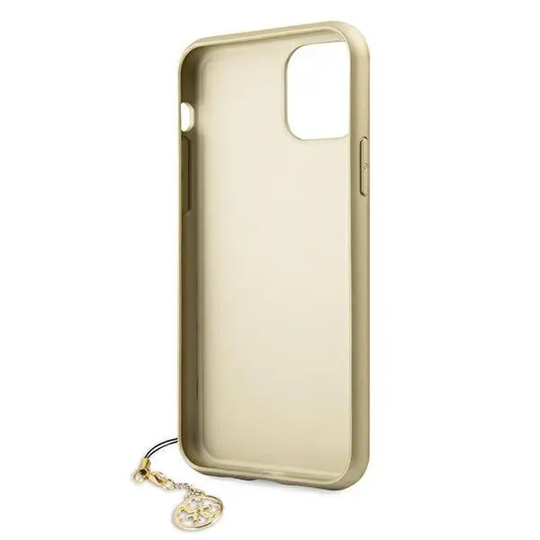 Guess GUHCN61GF4GBR iPhone 11 6.1’’ / Xr brown/brown hard case 4G Charms Collection - Cell phone cases