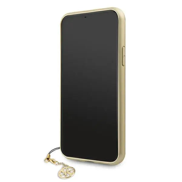 Guess GUHCN61GF4GBR iPhone 11 6.1’’ / Xr brown/brown hard case 4G Charms Collection - Cell phone cases