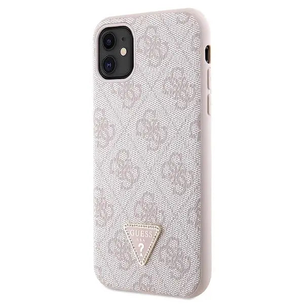 Guess GUHCN61P4TDSCPP Case for iPhone 11 / Xr - Pink Crossbody 4G Metal Logo - Cell phone cases and covers<<<HurtelXML
