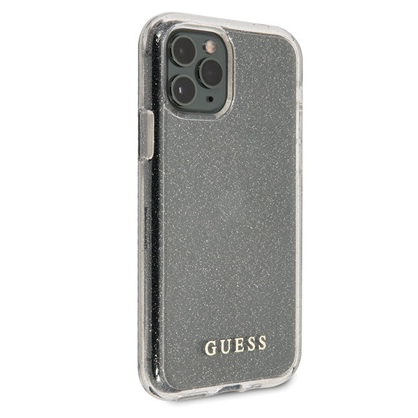 Guess GUHCN65PCGLSI iPhone 11 Pro Max silver/silver hard case Glitter - Cell phone cases and covers<<<HurtelXML