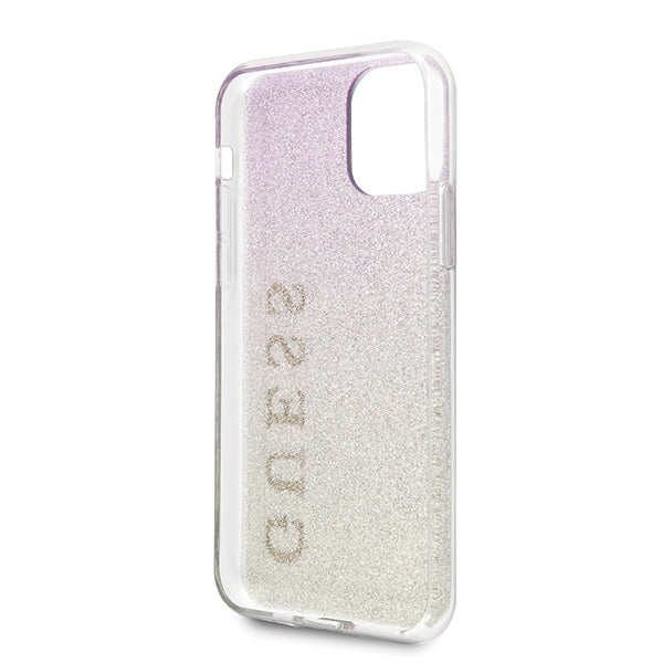 Guess GUHCN65PCUGLGPI iPhone 11 Pro Max rose gold/gold pink hard case Gradient Glitter - Cell phone cases