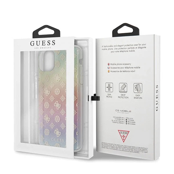 Guess GUHCN65PEOML iPhone 11 Pro Max multicolor hard case Iridescent 4G Peony - Cell phone cases and covers<<<HurtelXML