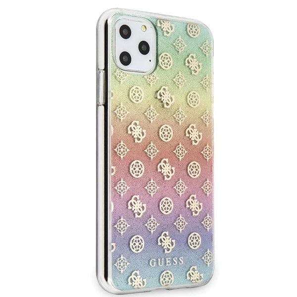 Guess GUHCN65PEOML iPhone 11 Pro Max multicolor hard case Iridescent 4G Peony - Cell phone cases and covers<<<HurtelXML