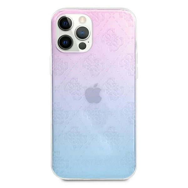 Guess GUHCP12L3D4GGBP iPhone 12 Pro Max 6,7’’ niebiesko-różowy/blue&pink hardcase 4G 3D Pattern Collection - Cell phone