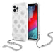 Guess GUHCP12LKSPESI iPhone 12 Pro Max 6.7’’ silver/silver hardcase Peony Chain Collection - Cell phone cases