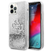 Guess GUHCP12LLG4GSI iPhone 12 Pro Max 6.7’’ silver/silver hardcase 4G Big Liquid Glitter - Cell phone cases