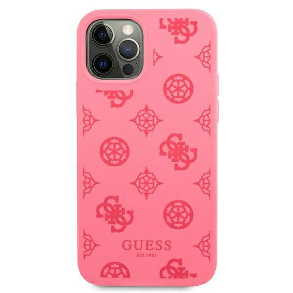 Guess GUHCP12LLSPEFU iPhone 12 Pro Max 6.7’’ fuchsia/fuchsia hard case Peony Collection - Cell phone cases