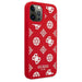 Guess GUHCP12LLSPEWRE iPhone 12 Pro Max 6.7’’ red/red hard case Peony Collection - Cell phone cases