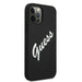 Guess GUHCP12LLSVSBW iPhone 12 Pro Max 6.7’’ black/white hardcase Silicone Vintage - Cell phone cases