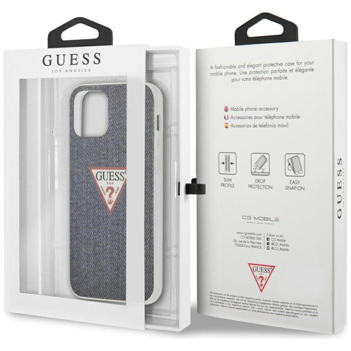 Guess GUHCP12LPCUJULDB iPhone 12 Pro Max 6.7’’ navy/dark blue hardcase Jeans Collection - Cell phone cases