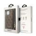 Guess GUHCP12MCB4GB iPhone 12/12 Pro 6.1 ’brown / brown hardcase 4G Crossbody Cardslot - Cell phone cases