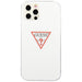 Guess GUHCP12MPCUCTLWH iPhone 12/12 Pro 6.1’’ white/white hardcase Triangle Collection - Cell phone cases