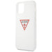 Guess GUHCP12MPCUCTLWH iPhone 12/12 Pro 6.1’’ white/white hardcase Triangle Collection - Cell phone cases