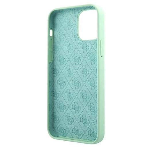 Guess GUHCP12SLSLMGGN iPhone 12 mini 5.4’’ green/green hardcase Metal Logo Script - Cell phone cases