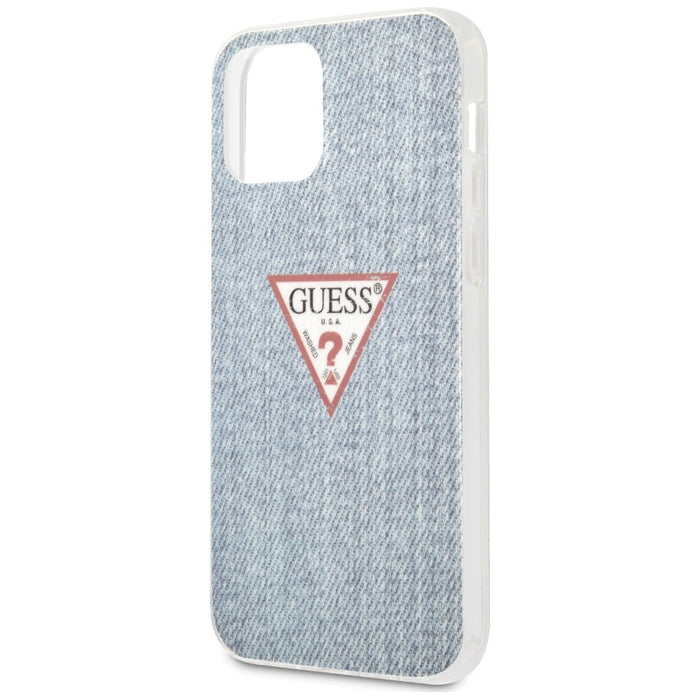 Guess GUHCP12SPCUJULLB iPhone 12 mini 5.4’’ blue/light blue hardcase Jeans Collection - Cell phone cases