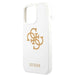Guess GUHCP13LLS4GGWH iPhone 13 Pro / 13 6,1’’ biały/white hard case Silicone 4G Logo - Cell phone cases