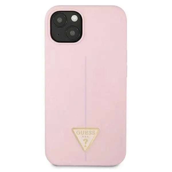 Guess GUHCP13MSLTGU iPhone 13 6.1’’ purple/purple hardcase Silicone Triangle - Cell phone cases and covers<<<HurtelXML