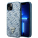 Guess GUHCP13SP4TPB iPhone 13 mini 5.4’’ blue/blue hardcase 4G Triangle Logo Cardslot - Cell phone cases
