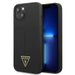Guess GUHCP13SSLTGK iPhone 13 mini 5.4’’ black/black hardcase Silicone Triangle - Cell phone cases