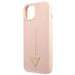 Guess GUHCP13SSLTGP iPhone 13 mini 5.4’’ pink/pink hardcase Silicone Triangle - Cell phone cases and covers<<<HurtelXML