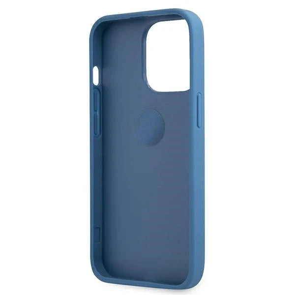 Guess GUHCP13X4GMRBL iPhone 13 Pro Max 6,7’’ niebieski/blue hardcase 4G with ring stand - Cell phone cases