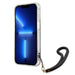 Guess GUHCP13XHFLSB iPhone 13 Pro Max 6.7’’ blue/blue hardcase Flower Strap - Cell phone cases and covers<<<HurtelXML