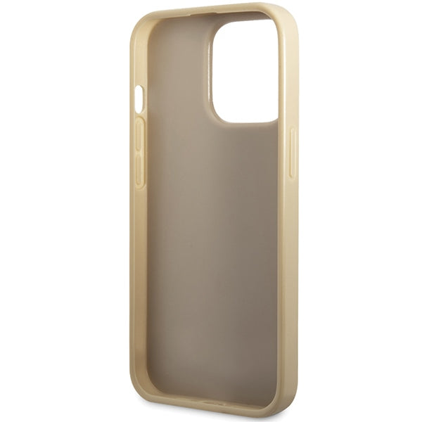 Guess GUHCP13XHG4SGD case for iPhone 13 Pro Max 6.7’’ - gold Glitter Script Big 4G - Cell phone cases