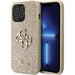 Guess GUHCP13XHG4SGD case for iPhone 13 Pro Max 6.7’’ - gold Glitter Script Big 4G - Cell phone cases