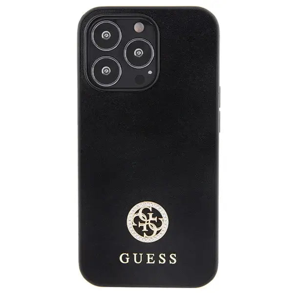 Guess GUHCP13XPS4DGPK iPhone 13 Pro Max 6.7’’ black/black hardcase Strass Metal Logo - Cell phone cases
