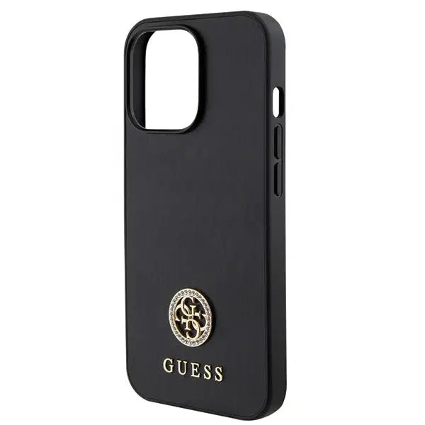 Guess GUHCP13XPS4DGPK iPhone 13 Pro Max 6.7’’ black/black hardcase Strass Metal Logo - Cell phone cases
