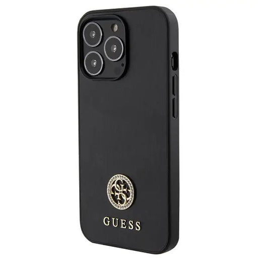 Guess GUHCP13XPS4DGPK iPhone 13 Pro Max 6.7’’ black/black hardcase Strass Metal Logo - Cell phone cases