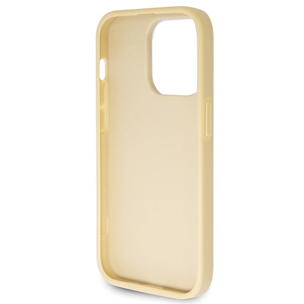Guess GUHCP14LHG4SGD case for iPhone 14 Pro - gold Glitter Script Big 4G - Cell phone cases and covers<<<HurtelXML