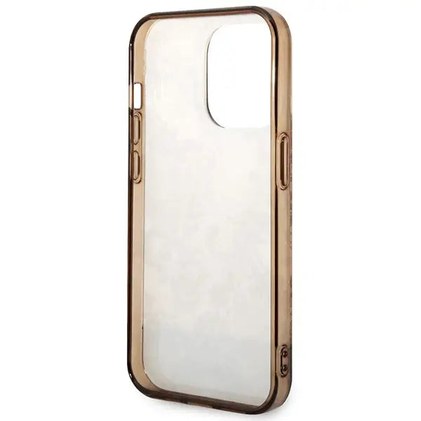 Guess GUHCP14LHGPLHC iPhone 14 Pro 6.1’’ ocher hardcase Porcelain Collection - Cell phone cases and covers<<<HurtelXML