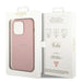 Guess GUHCP14LPSASBPI iPhone 14 Pro 6,1’’ różowy/pink Saffiano Strap - Cell phone cases and covers<<<HurtelXML