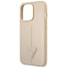 Guess GUHCP14LPSATLE iPhone 14 Pro 6,1 ’beige / beige hardcase SaffianoTriangle Logo - Cell phone cases