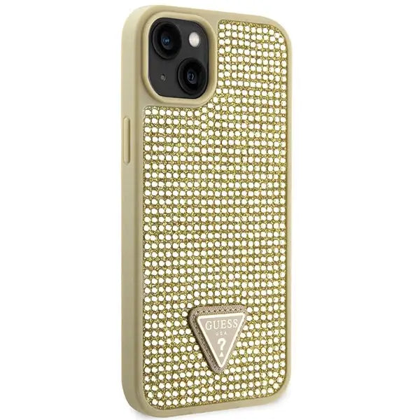 Guess GUHCP14MHDGTPD iPhone 14 Plus 6.7’’ gold/gold hardcase Rhinestone Triangle - Cell phone cases
