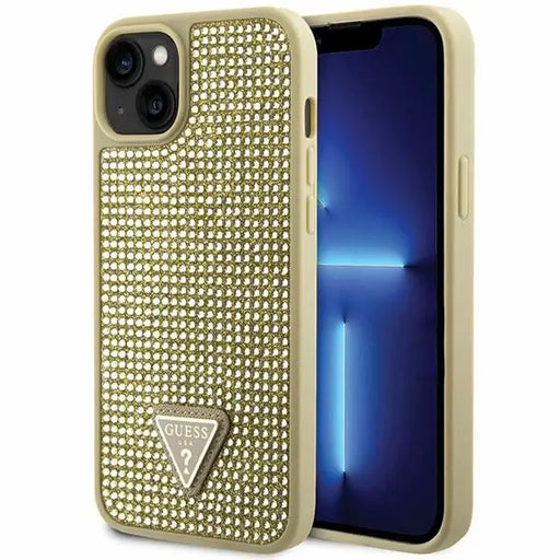 Guess GUHCP14MHDGTPD iPhone 14 Plus 6.7’’ gold/gold hardcase Rhinestone Triangle - Cell phone cases