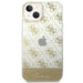 Guess GUHCP14MHG4MHG iPhone 14 Plus 6.7 ’gold / gold hardcase 4G Pattern Script - Cell phone cases