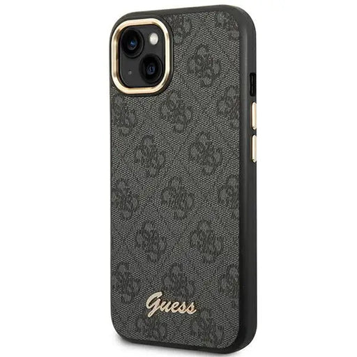 Guess GUHCP14MHG4SHK iPhone 14 Plus 6.7 ’black / black hard case 4G Vintage Gold Logo - Cell phone cases