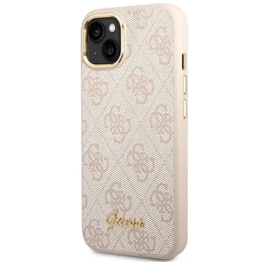 Guess GUHCP14MHG4SHP iPhone 14 Plus 6.7 ’pink / pink hard case 4G Vintage Gold Logo - Cell phone cases