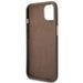 Guess GUHCP14MHG4SHW iPhone 14 Plus 6.7 ’brown / brown hard case 4G Vintage Gold Logo - Cell phone cases