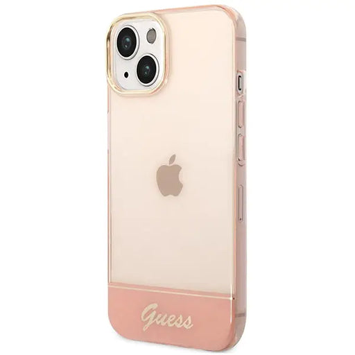 Guess GUHCP14MHGCOP iPhone 14 Plus 6.7 ’pink / pink hardcase Translucent - Cell phone cases and covers<<<HurtelXML